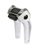 Thrashin Supply Chrome 6.5" w/ Gauge Cutout Handlebar Pullback Riser TSC-6500-3	