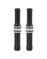 Arlen Ness 03-643 10-Gauge Black Pushrod Covers 17-18 Harley FLH/T M8