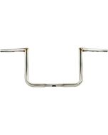 LA Choppers 1-1/4" Twin Peaks Touring 10" Handlebar Stainless Harley 81-20