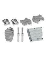 Arlen Ness 5-Piece Chrome 10-Gauge Engine Cover Kit 2017-2018 M8 Harley Touring