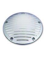 Pro-One 203861 Chrome Ball-Milled Billet Derby Cover 17-Up Harley Touring M8