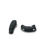 Arlen Ness 12-738 Black Turn Signal Mounts 39mm Forks Harley FXD FXR XL 87-20