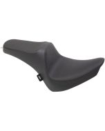 Drag Specialties Black Predator III Smooth 2-Up Seat Harley Softail FL FX 00-17
