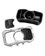 Kuryakyn 1669 Chrome Glove Box Cubby Drink Holder 12-17 Honda GL1800 Gold Wing