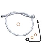 Magnum Alternate Length Upper Brake Line 35D 32" Chromite Harley Softail 11-17