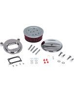 Arlen Ness Stage 2 Billet Sucker Air Cleaner Chrome Scallop Cvr Harley 99-01 FL