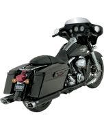 Vance & Hines Black Dresser Duals Head Pipes Headers Harley FLH/T 95-08