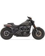 Bassani 1S21FB Black Sweeper Radius Exhaust Pipes 18-19 Harley Softail FXDR