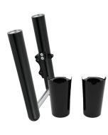 Arlen Ness Black Hot Legs and Fork Boot Slider Covers Package Touring FL 14-Up
