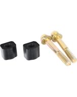 Thrashin Supply Black 1" Riser Spacer Extensions Billet Aluminum Pair