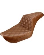 Buy Saddlemen 896-04-175BR Brown Step Up Full LS Seat 96-03 Harley Dyna FXD 0803-0606 08030606 leather gel technology comfort stunts wheelies stunt sons of anarchy dyna from Eastern Performance Cycles. Great prices and free shipping!