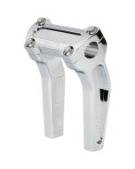 Thrashin Supply Chrome 6.5" w/o Gauge Cutout Handlebar Pullback Riser TSC-6525-3	