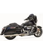 Bassani Stainless Road Rage III 2 into 1 Straight Can Muffler Harley 17-23 FLH