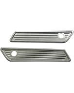Pro One 104722 Chrome Saddlebag Cover Latch Ball-Milled Harley Touring 14-20