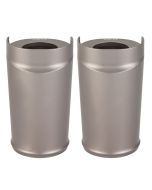 Arlen Ness Titanium Smooth Upper Fork Boot Slider Covers for Harley 86-13 FLH