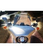 Wind Vest 8" Gun Smoke Replacement Windshield Harley Sport Glide FLSB 18-20