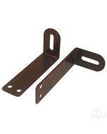 RHOX ACC-1002 Black Golf Cart Rear View Mirror Mounting Brackets EZGO Club Car