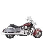 Tab Performance 4" B.A.M Sticks Chrome Slip On Muffler No Bags Indian 14-Up