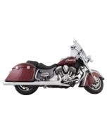 Tab Performance 4" B.A.M Sticks Chrome Slip On Muffler w/ Bags Indian 14-Up