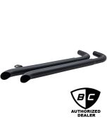 British Customs BC902-054-B Black Turnout Performance Pipes 17-19 Triumph Bobber
