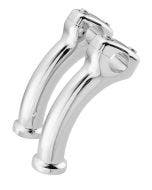 Bikers Choice Chrome Softail Deuce Pullback Riser Set For Harley FXSTD 00-07