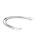 Rough Country 89370_A Stainless Extended Front Brake Lines 11-19 GM 2500 3500 HD