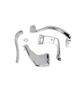 V-Twin 22-0956 Chrome Further Forward Mid Control Kit Foot Pegs Dyna FXD 06-17