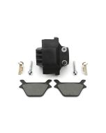 V-Twin Black 1 Piston Rear Caliper OE Repl 44050-87 Harley Big Twin 87-99