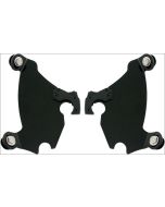 Memphis Shades Black Plate Only Mounts Gauntlet Fairing Harley XL 883C 1200C