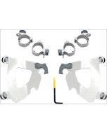 Memphis Shades Polished Trigger-Lock Mount Gauntlet Fairing Harley XL 48 1200X