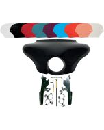 Memphis Shades Batwing Fairing Polished Trigger Lock Mount Shield Vulcan Custom