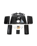 V-Twin 24-1464 Black Fork Cover Kit Hydra Glide style Harley FLH Panhead 49-59