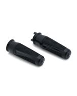 Kuryakyn 5769 Black Phantom Grips Aluminum Indian Scout 15-18