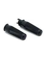 Kuryakyn 5767 Black Phantom Grips Indian Cruiser Aluminum 14-17