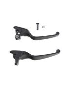 V-Twin 26-0981 Black Smooth Contour Hand Lever Set OE 38845-08 Harley FLT 08-13