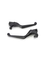 V-Twin 26-0983 Black V-Cut Hand Lever Set OE 44992-07 Harley XL 07-13
