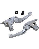 PSR 12-01654-20 Chrome Anthem Shorty Lever Set Pair Harley FLHT/X 14-16