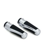 Kuryakyn 5786 Chrome Phantom Grips Indian Cruiser Aluminum 18-Up