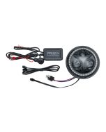 Kuryakyn 2473 Black Orbit Prism+ 5-3/4" L.E.D. Headlight w/ Bluetooth Controller