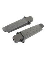 V-Twin 27-1770 Parkerized Rear Footpeg Set Black OE 52652-29 Universal 