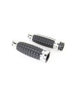V-Twin 28-0009 Alligator Style Throttle By Wire Grip Set Chrome Harley 08-Up 