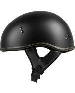 Highway 21 Matte Black .357 Half Helmet DOT Harley Style Motorcycle (XS-2XL) NEW