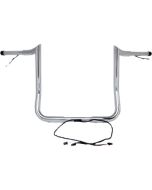 Paul Yaffe Bagger Nation Chrome 1 1/4" Pre-Wired Monkey Bars Harley Batwing 14-20
