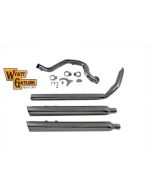 V-Twin 30-0608 Chrome Cross Over Exhaust Header System Harley Touring FLT 95-08