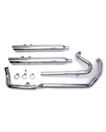 Chrome Crossover Exhaust Header System Harley Touring FLT 2009