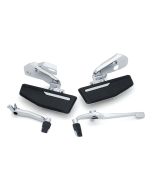 Kuryakyn 6752 Omni Driver Floorboard Kit Chrome Honda Gold Wing Man Trans 18-20