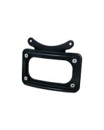 Kuryakyn 3143 Curved Black License Plate Frame Harley w/ KA Turn Signal Bar 