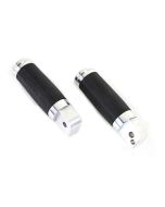 V-Twin 27-0496 Wyatt Gatling Polished Passenger Footpegs Harley Softail M8 18-Up