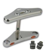 Pro One 107110 Chrome 41MM 5° Rake Triple Tree w/ LED Lights H-D FXST FXWG 84-10