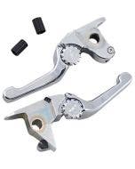PSR 12-01664-20 Chrome Anthem Shorty Lever Set Pair Harley FLSS FLSTFBS 2016